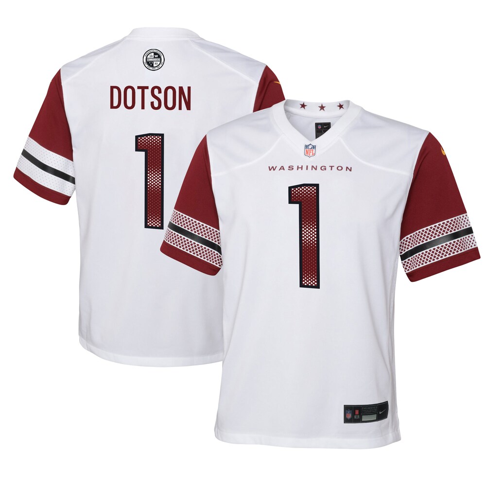 Jahan Dotson Washington Commanders Youth Game Jersey | White