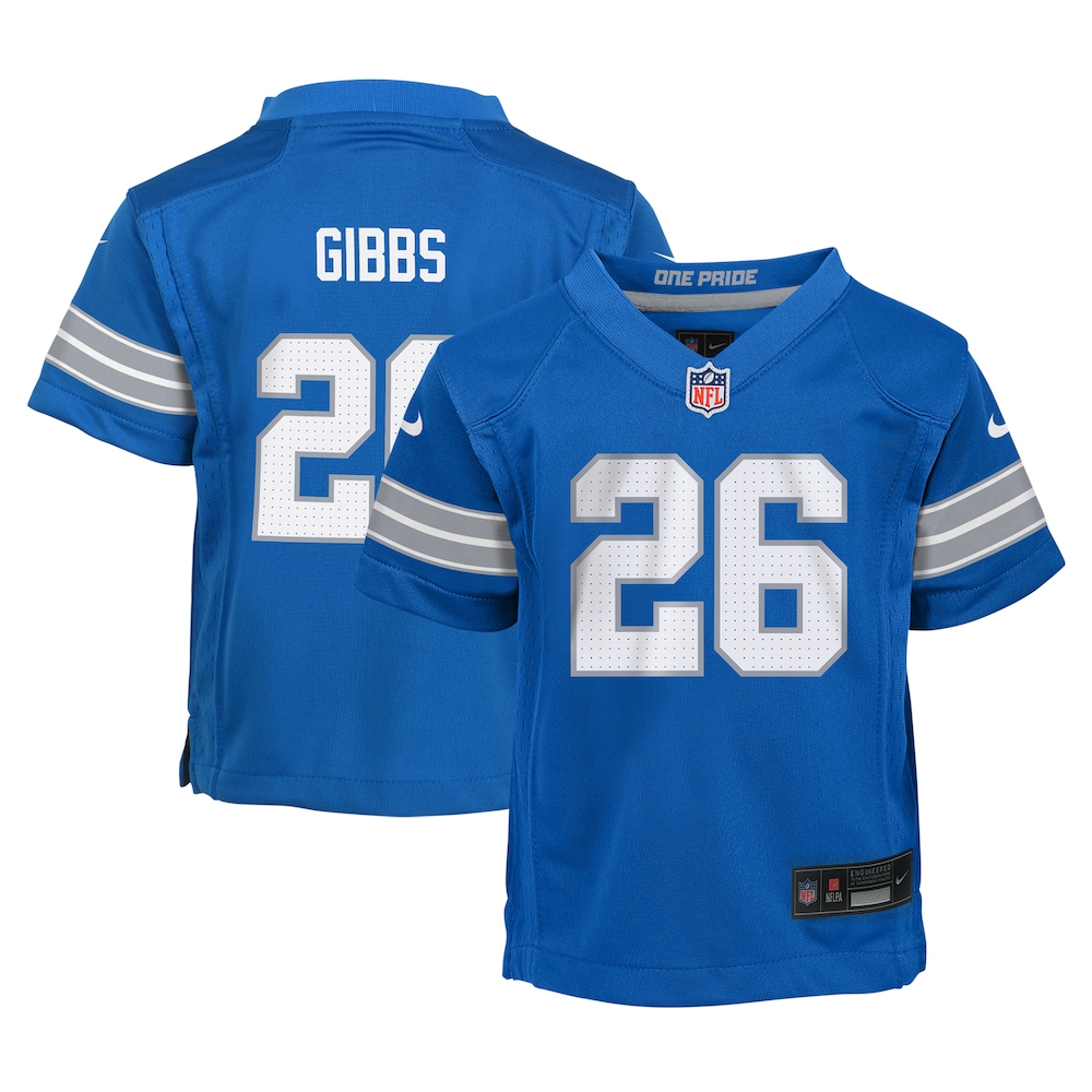 Jahmyr Gibbs Detroit Lions Infant Team Player Game Jersey - Blue