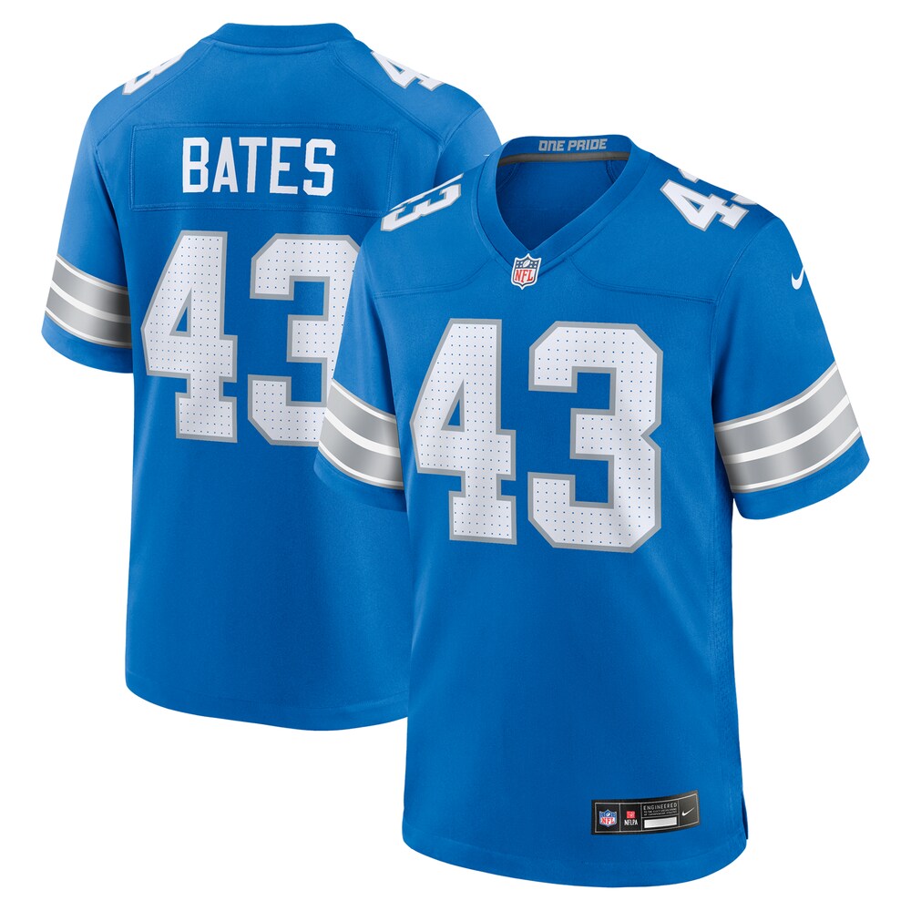 Jake Bates Detroit Lions Team Game Jersey -  Blue