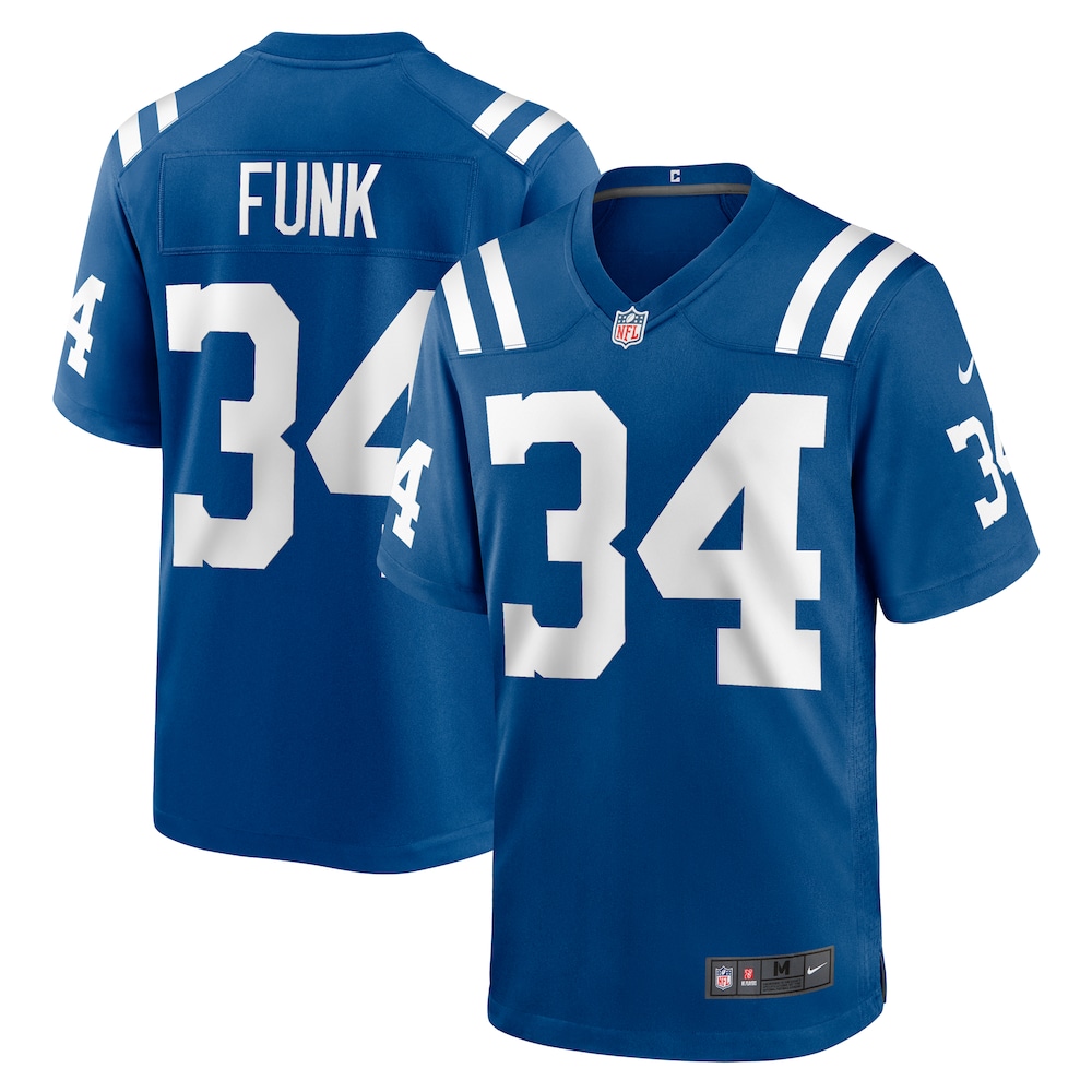 Jake Funk Indianapolis Colts Team Game Jersey -  Royal