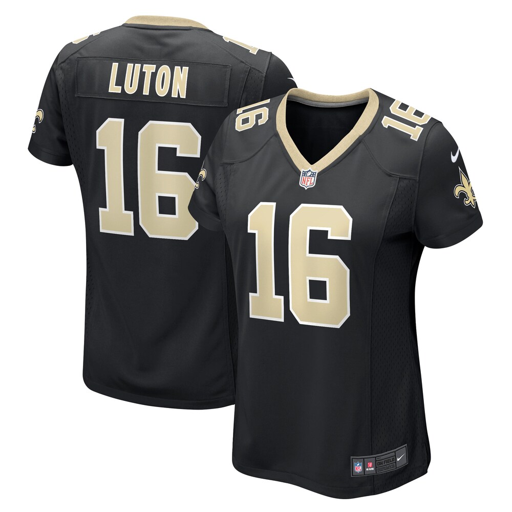 Jake Luton New Orleans Saints Women's Game Player Jersey | Black