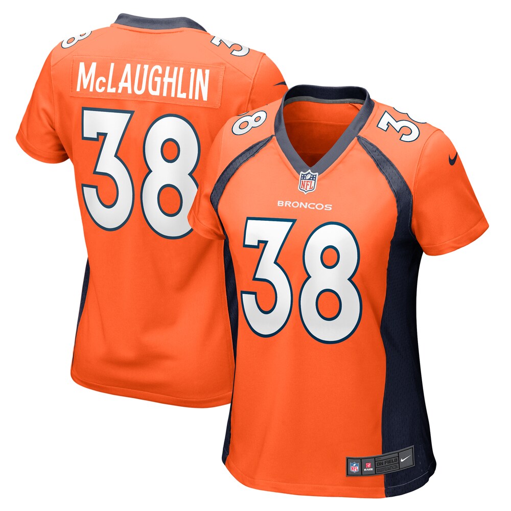 Jaleel McLaughlin Denver Broncos Nike Women's  Game Jersey -  Orange