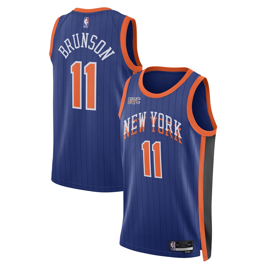 Jalen Brunson New York Knicks Nike Unisex 2023/24 Swingman Jersey - Blue - City Edition