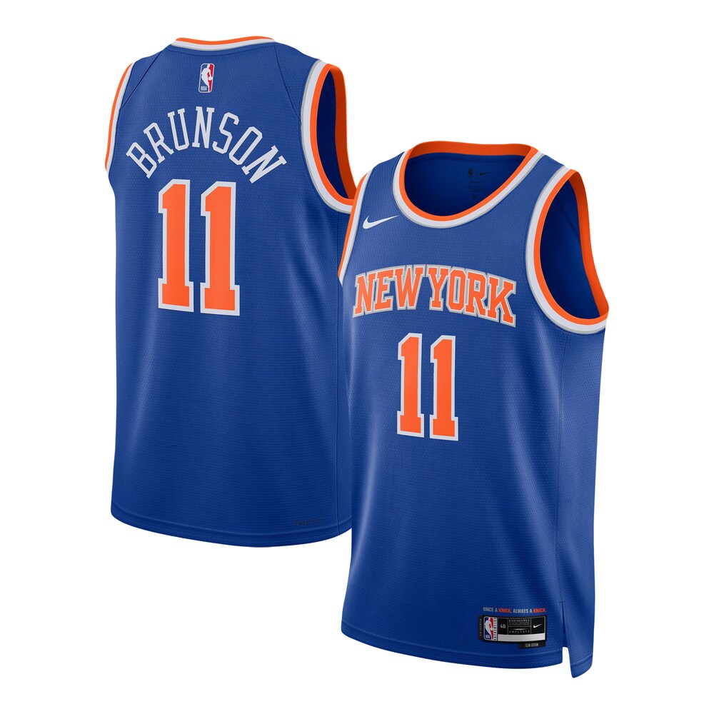 Jalen Brunson New York Knicks Nike Unisex Swingman Jersey - Icon Edition - Blue