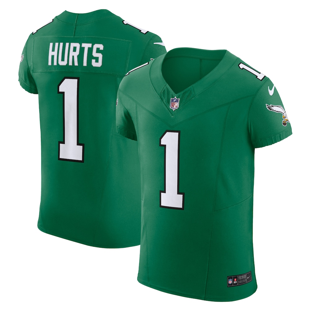 Jalen Hurts Philadelphia Eagles 2nd Alternate Vapor F.U.S.E. Elite Jersey | Kelly Green