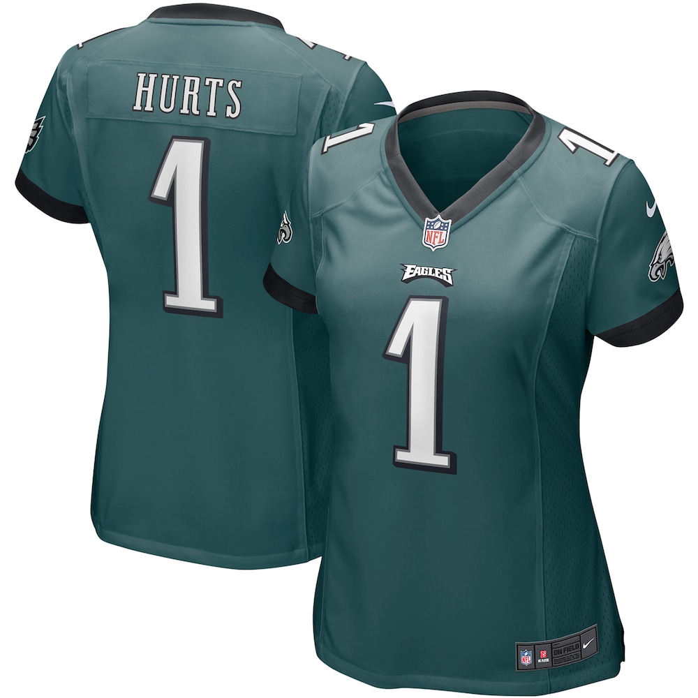 Jalen Hurts Philadelphia Eagles Women's Team Game Jersey - Midnight Green