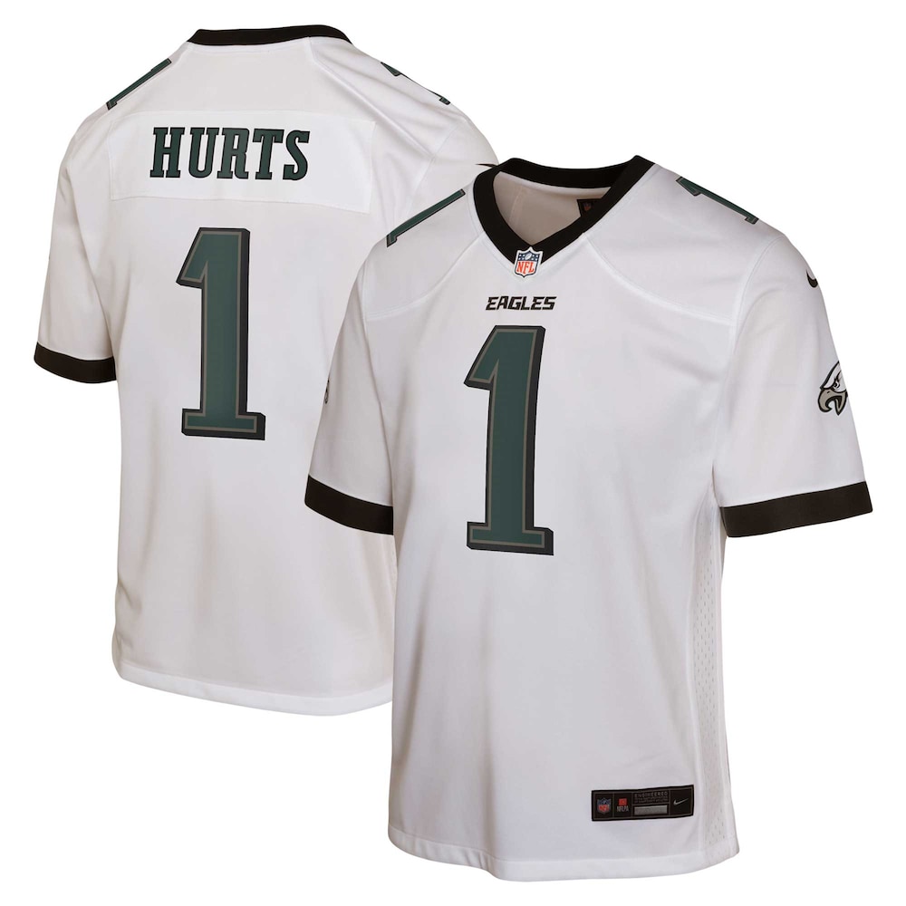 Jalen Hurts Philadelphia Eagles Youth Game Jersey | White