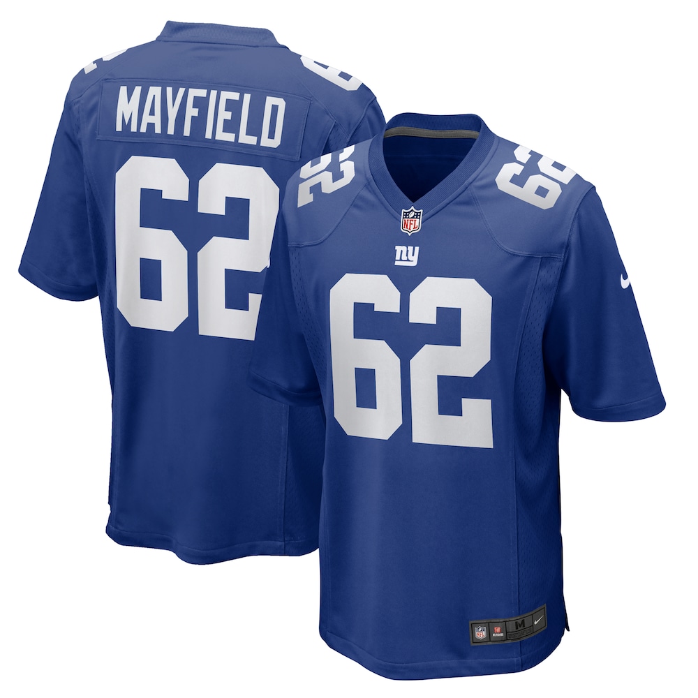 Jalen Mayfield New York Giants  Game Jersey |  Royal