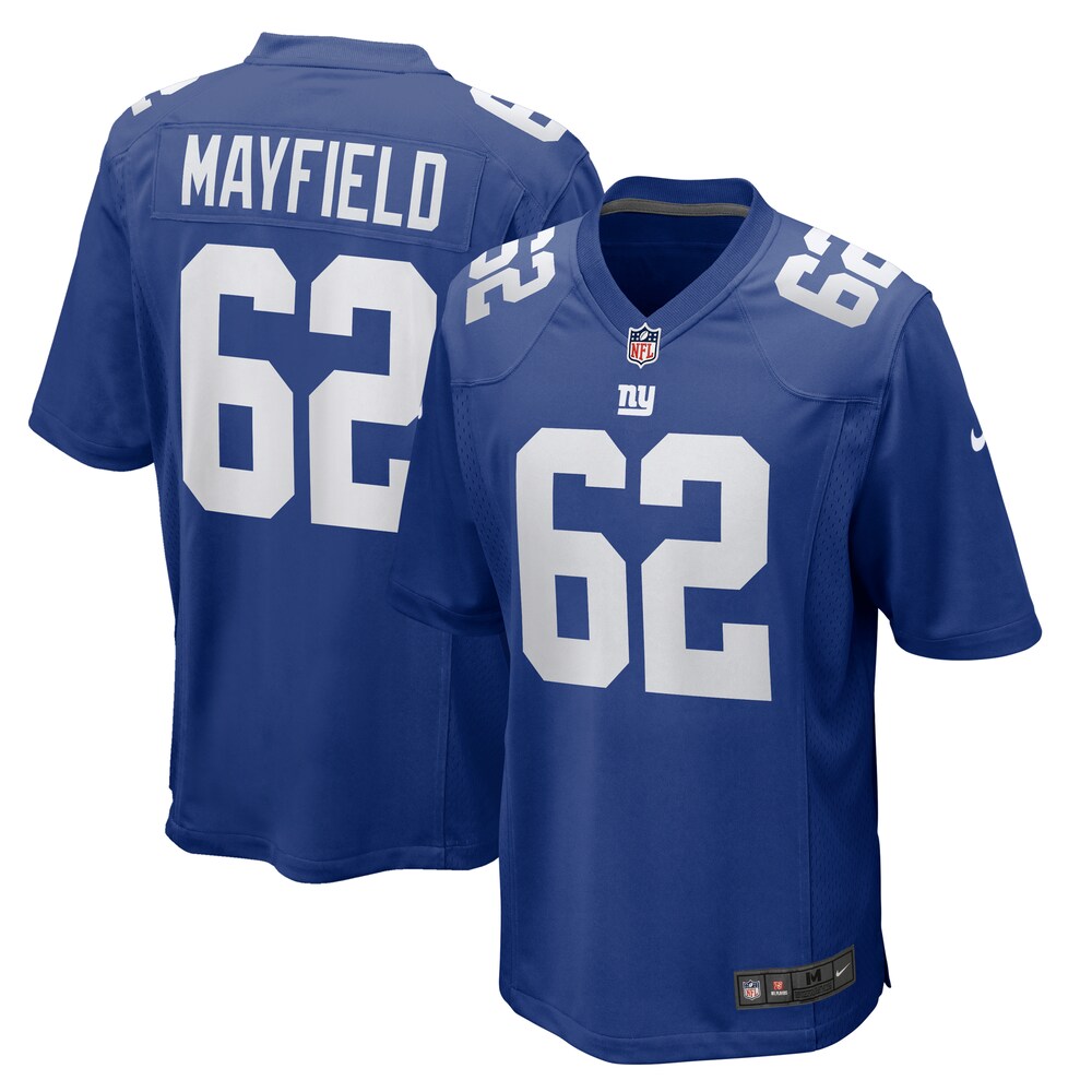 Jalen Mayfield New York Giants Nike  Game Jersey -  Royal