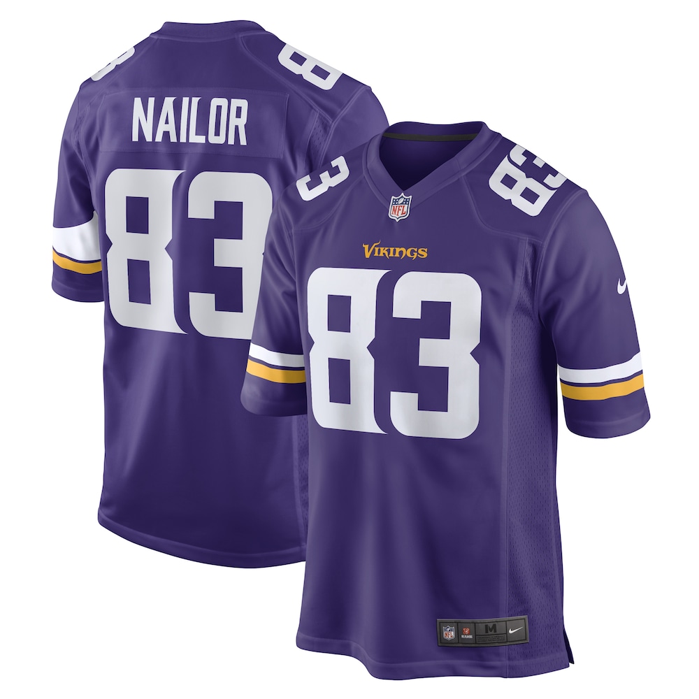 Jalen Nailor Minnesota Vikings Game Player Jersey | Purple