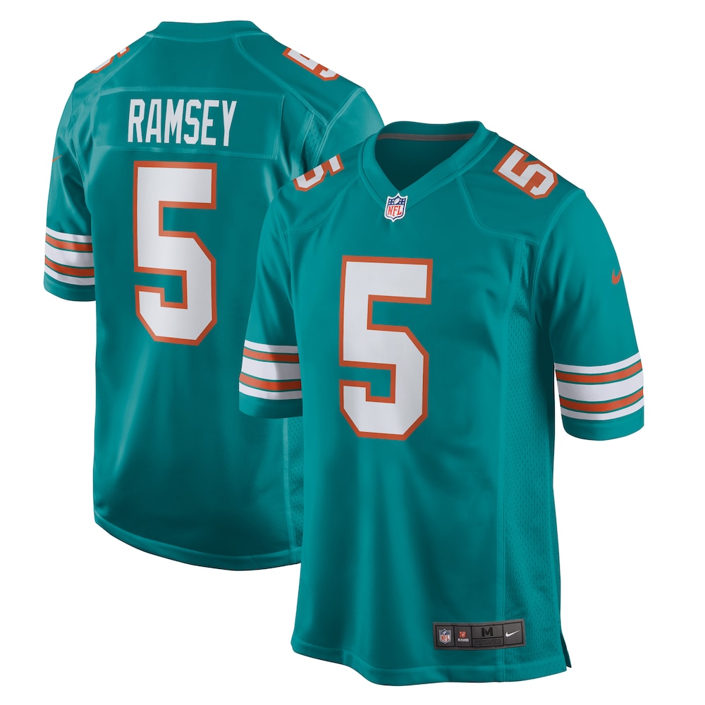 Jalen Ramsey Miami Dolphins Alternate Game Jersey - Aqua