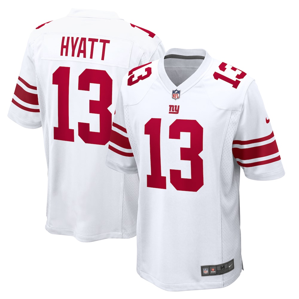 Jalin Hyatt New York Giants  Game Jersey |  White