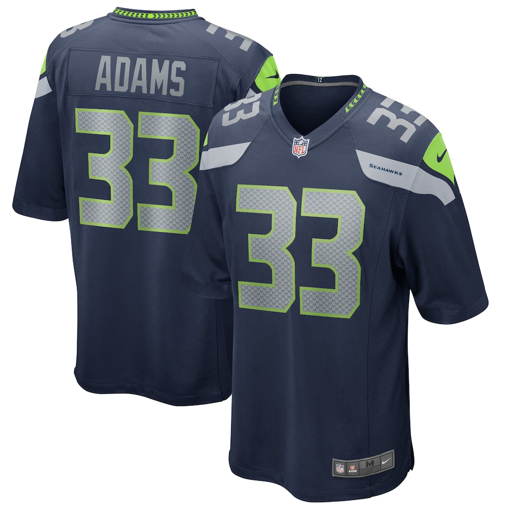 Jamal Adams Seattle Seahawks Game Player Jersey - College Navy