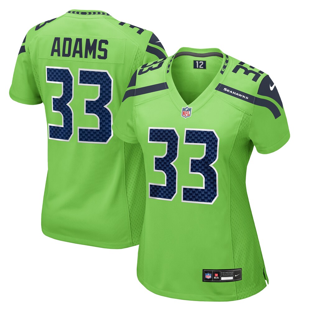 Jamal Adams Seattle Seahawks Nike Women's  Game Jersey - Neon Green