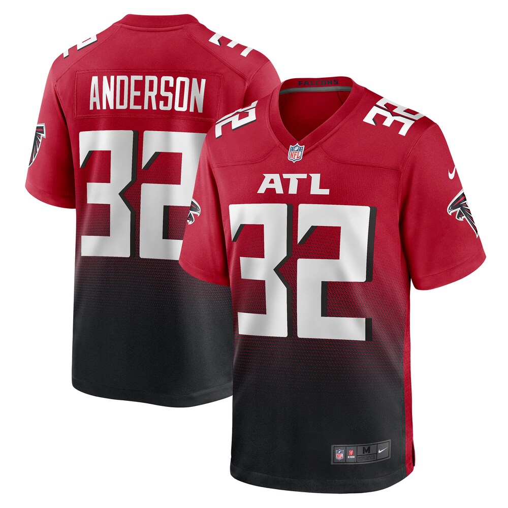 Jamal Anderson Atlanta Falcons Retired Player Alternate Game Jersey | Red