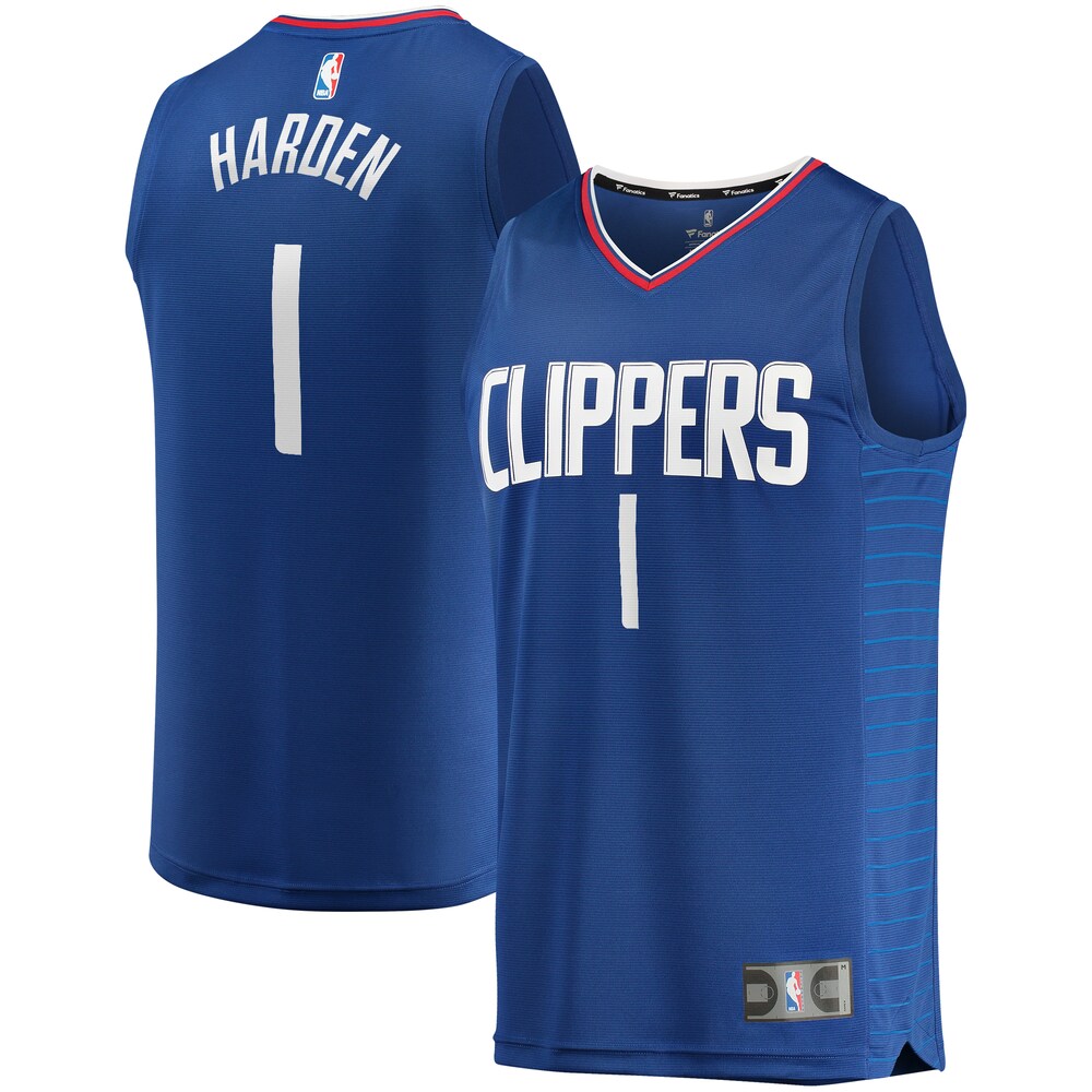 James Harden LA Clippers Fanatics Branded Fast Break Player Jersey - Icon Edition - Royal