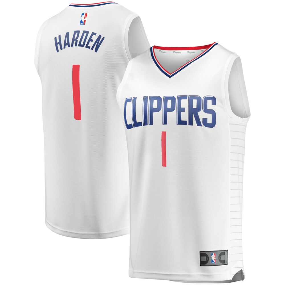 James Harden LA Clippers Fanatics Branded Youth Fast Break Player Jersey - Association Edition - White