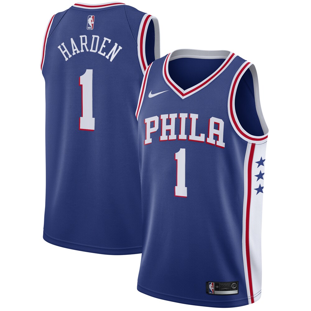 James Harden Philadelphia 76ers Swingman Jersey | Icon Edition | Royal