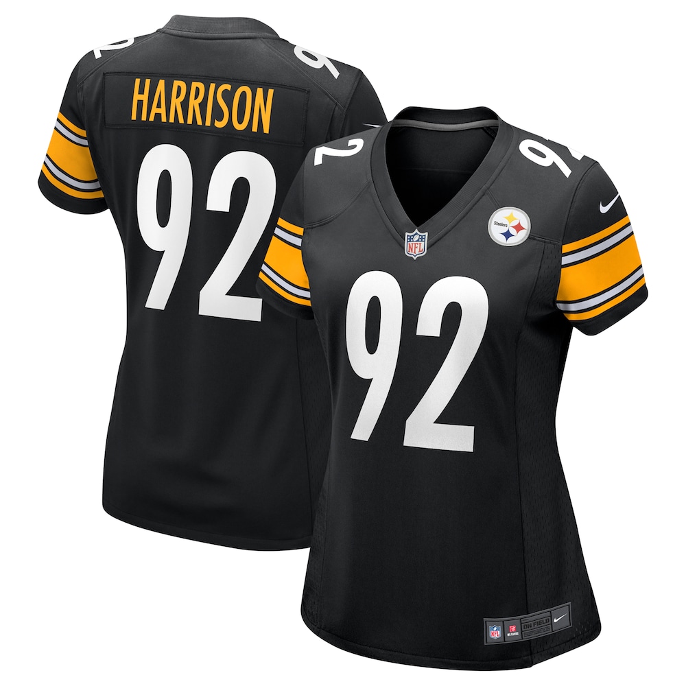 James Harrison Pittsburgh Steelers Women's Retired Game Jersey | Black