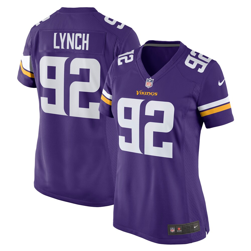 James Lynch Minnesota Vikings Women's Game Player Jersey | Purple