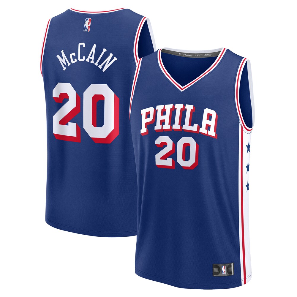 Jared McCain Philadelphia 76ers Fanatics Youth 2024 NBA Draft Fast Break Player Jersey | Icon Edition | Royal