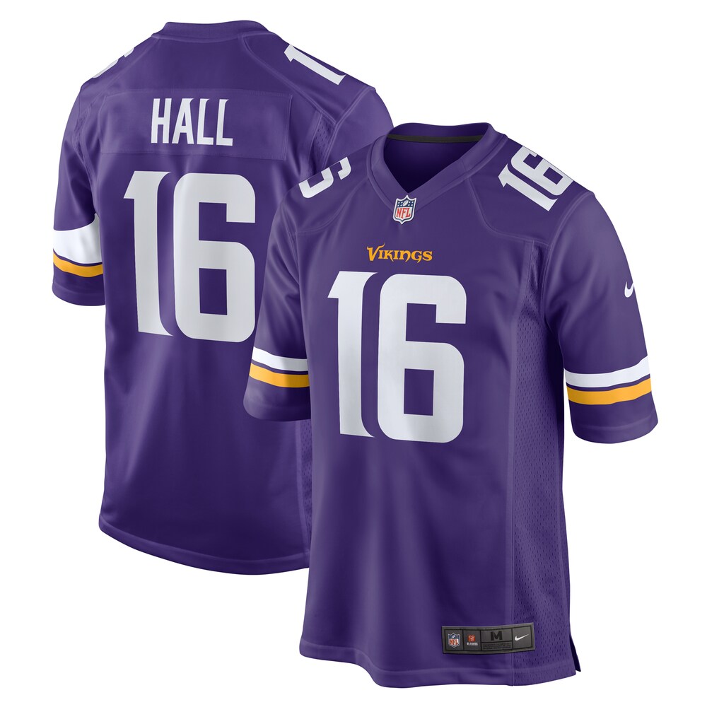 Jaren Hall Minnesota Vikings Nike  Game Jersey -  Purple
