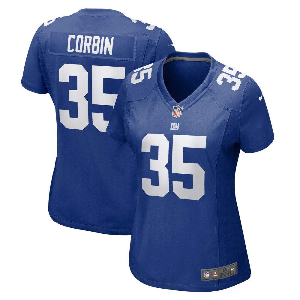 Jashaun Corbin New York Giants Nike Women's Team Game Jersey -  Royal