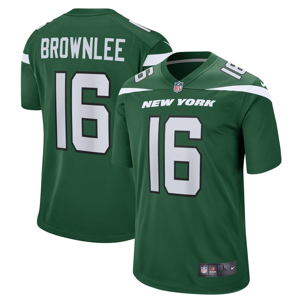 Jason Brownlee New York Jets Nike  Game Jersey - Gotham Green
