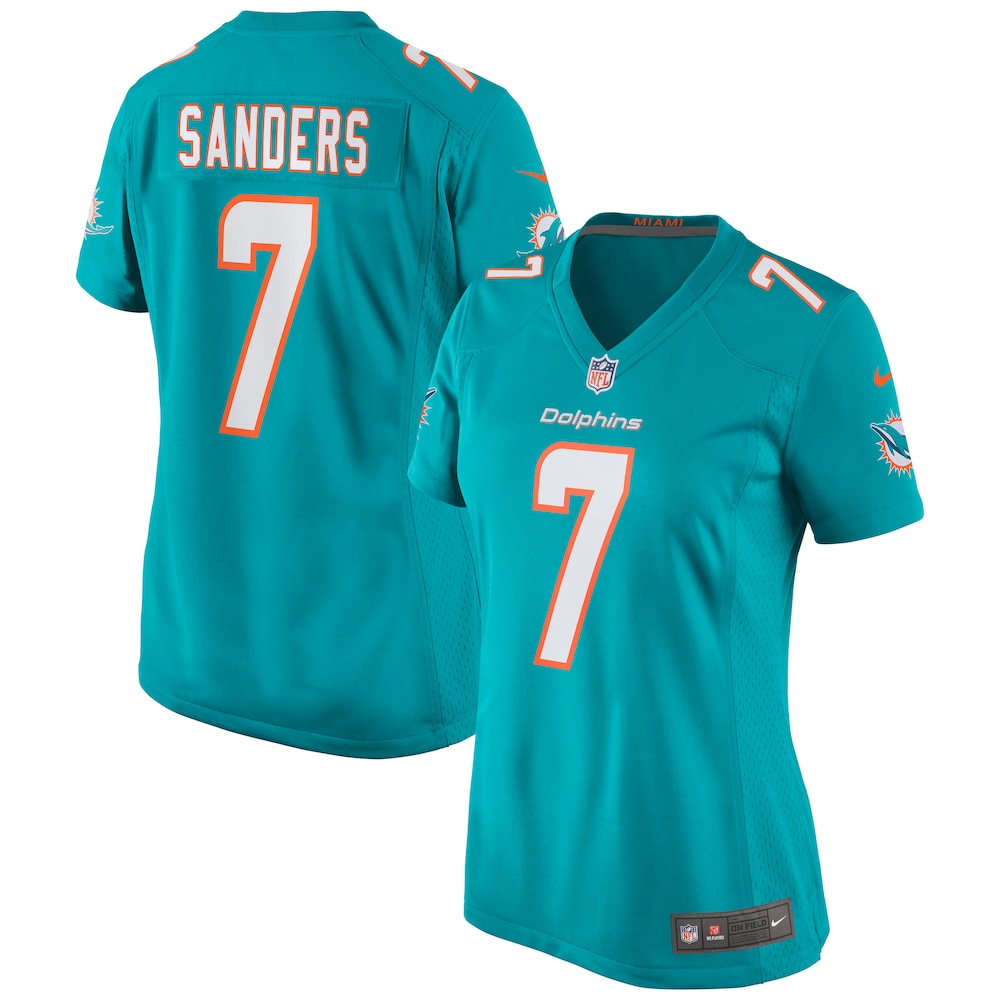 Jason Sanders Miami Dolphins Women's Game Jersey | Aqua