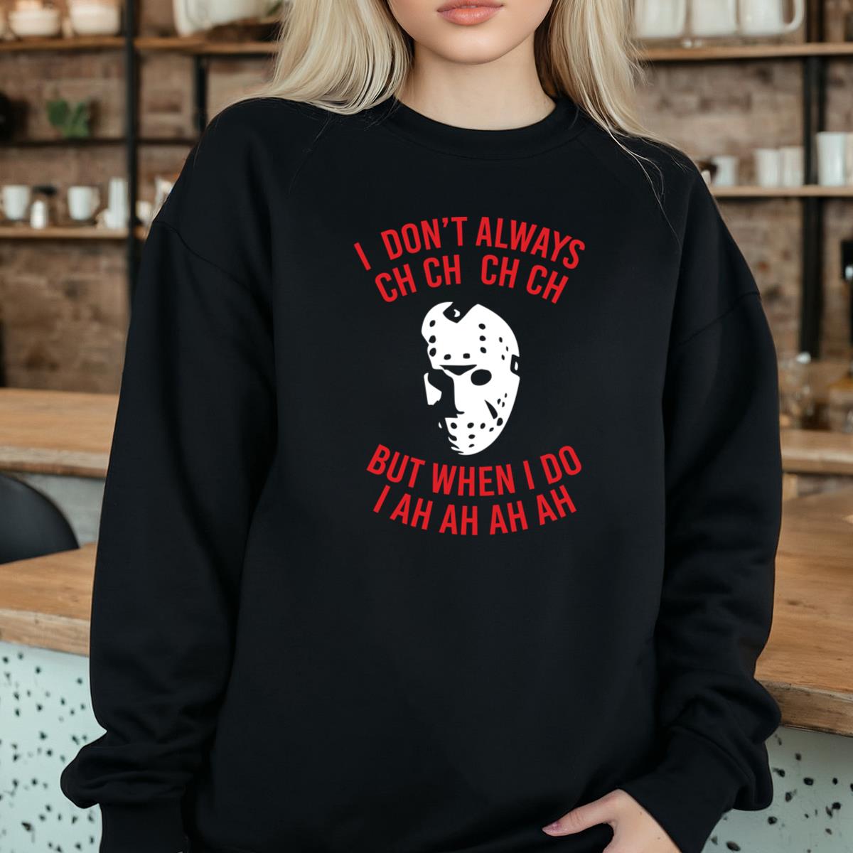 Jason Voorhees Funny Horror Movie Quote Graphic T-Shirt