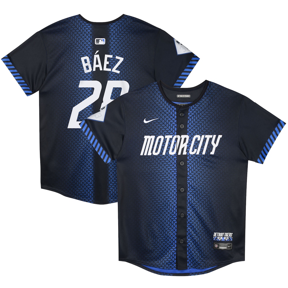 Javier Baez Detroit Tigers Preschool 2024 City Connect Limited Jersey - Navy