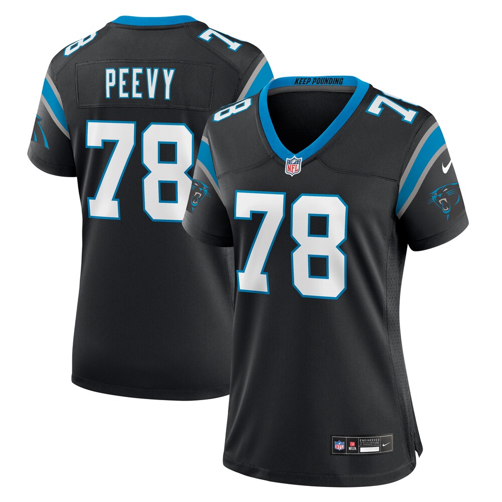Jayden Peevy Carolina Panthers Nike Women's  Game Jersey -  Black