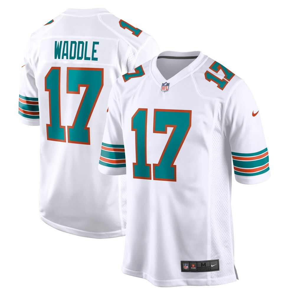 Jaylen Waddle Miami Dolphins Game Jersey | White