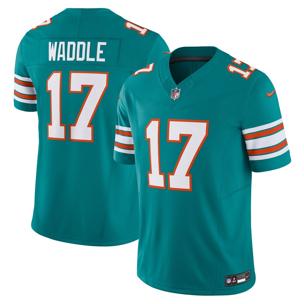 Jaylen Waddle Miami Dolphins Vapor F.U.S.E. Limited Jersey | Aqua