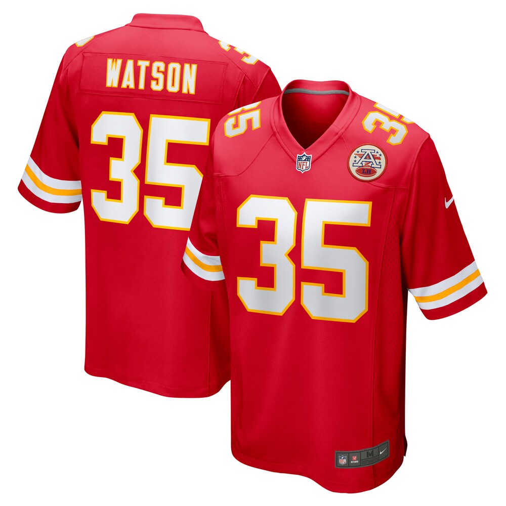 Jaylen Watson Kansas City Chiefs Game Player Jersey | Red