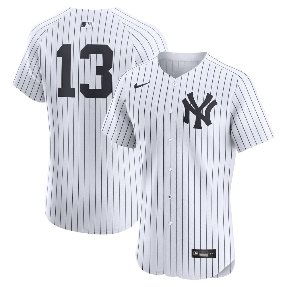 Jazz Chisholm Jr. New York Yankees Home Elite Player Jersey | White