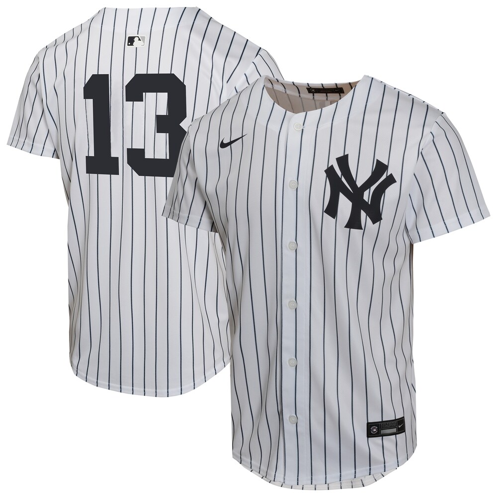 Jazz Chisholm Jr. New York Yankees Nike Youth Home Player Game Jersey - White