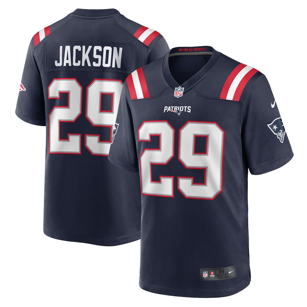 JC Jackson New England Patriots  Game Jersey |  Navy