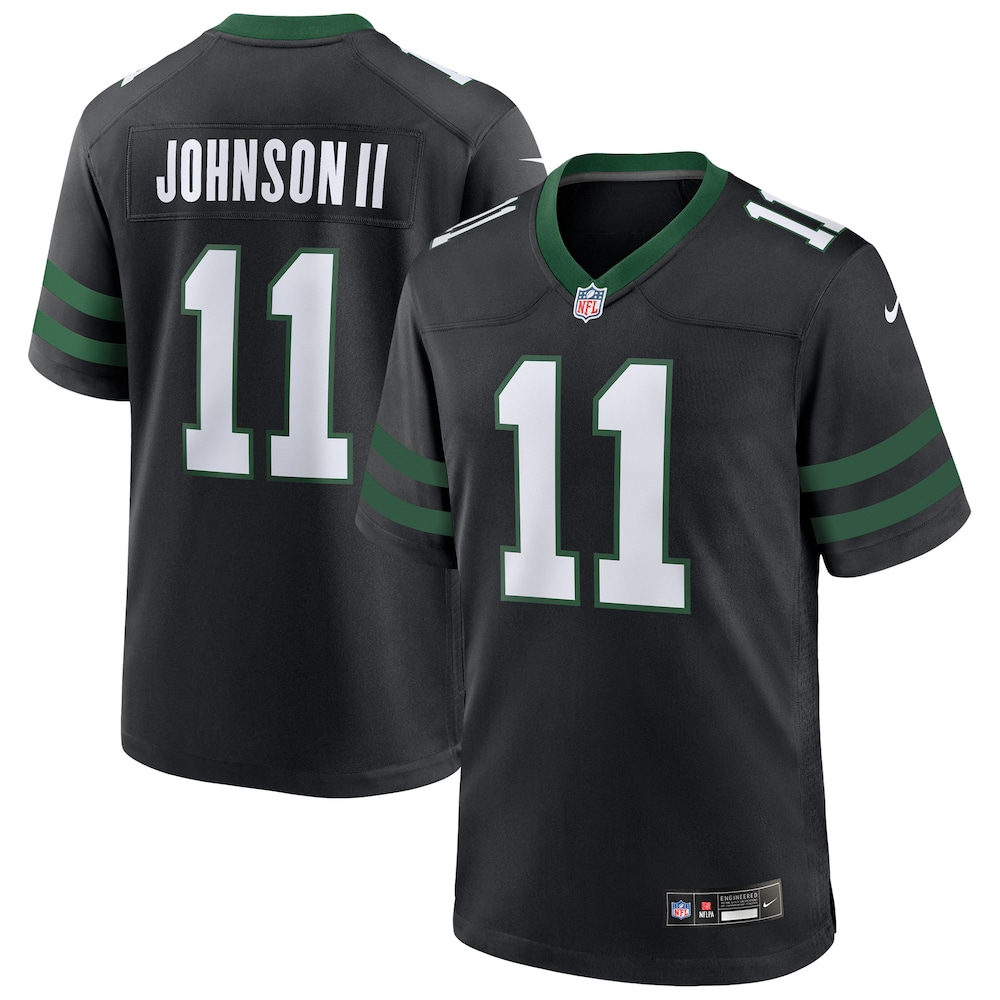 Jermaine Johnson II New York Jets Alternate Game Jersey | Legacy Black