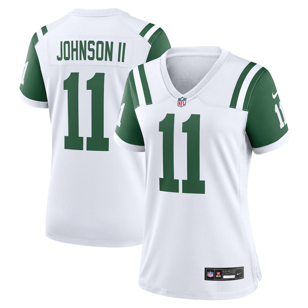 Jermaine Johnson II New York Jets Women's Classic Alternate Player Game Jersey | White