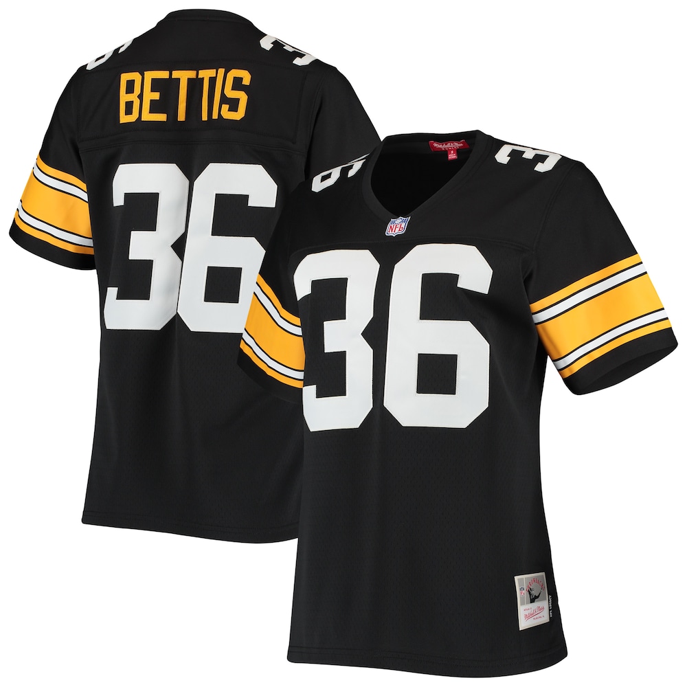 Jerome Bettis Pittsburgh Steelers Mitchell x Ness Women's 1996 Legacy Replica Jersey | Black