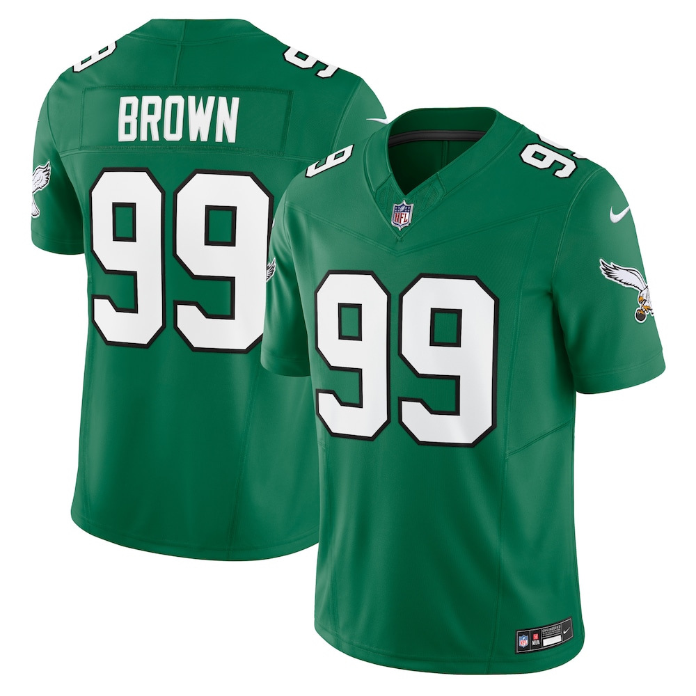 Jerome Brown Philadelphia Eagles Alternate Vapor F.U.S.E. Limited Jersey | Kelly Green