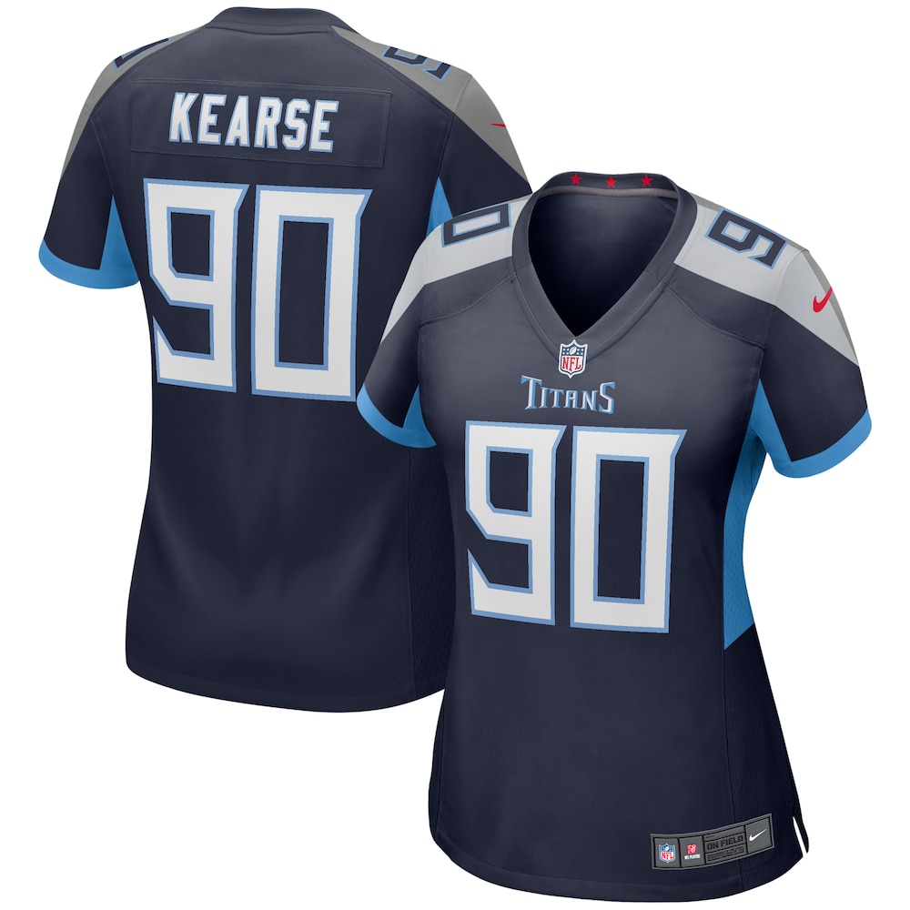 Jevon Kearse Tennessee Titans Women's Game Retired Player Jersey | Navy