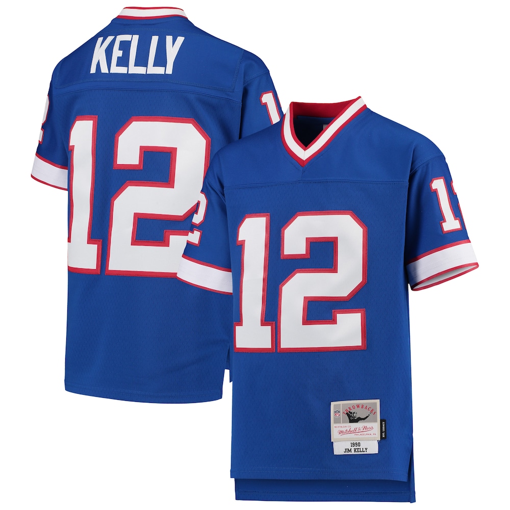 Jim Kelly Buffalo Bills Mitchell x Ness Youth 1990 Legacy Retired Player Jersey | Royal