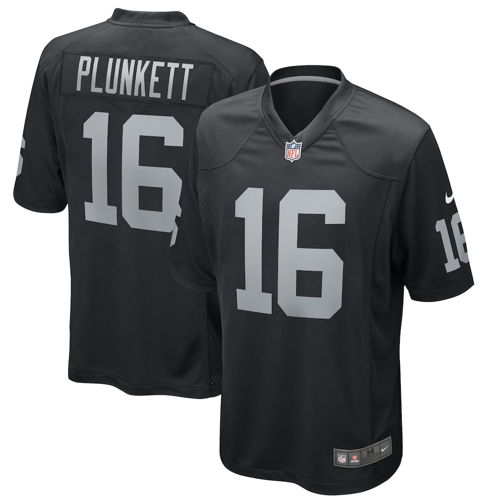 Jim Plunkett Las Vegas Raiders Game Retired Player Jersey | Black