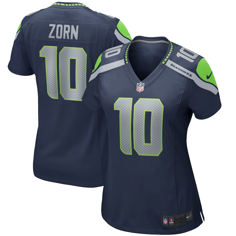 Jim Zorn Seattle Seahawks Women's Game Retired Player Jersey | College Navy