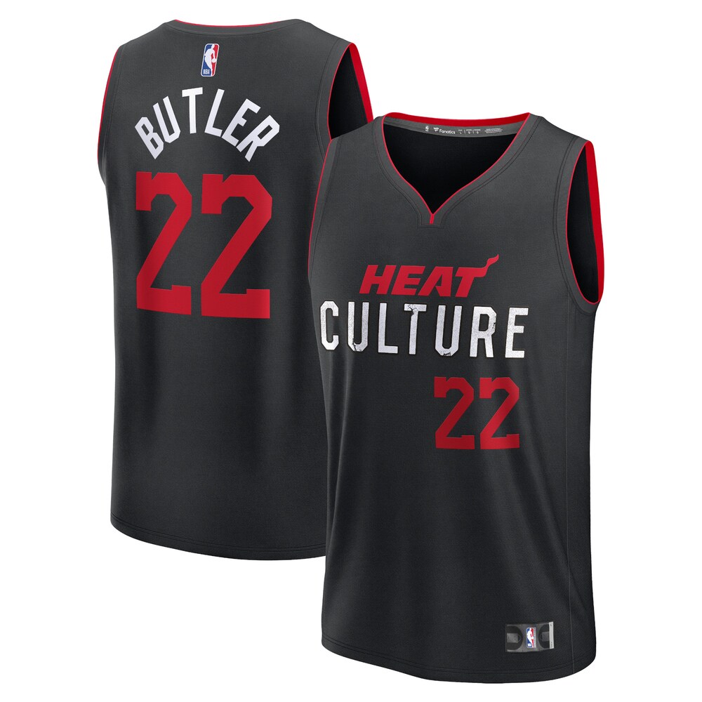 Jimmy Butler Miami Heat Fanatics Branded Unisex 2023/24 Fast Break Jersey - Black - City Edition