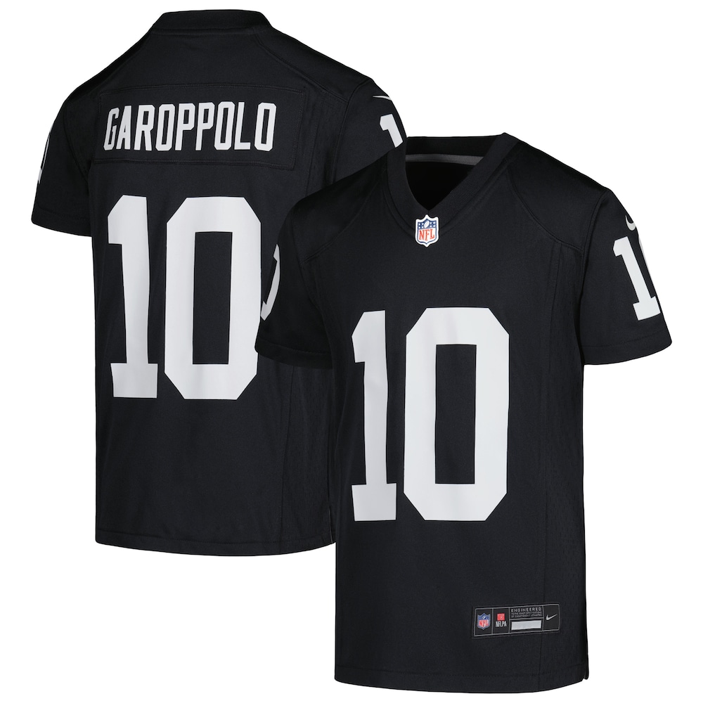 Jimmy Garoppolo Las Vegas Raiders Youth Game Jersey | Black