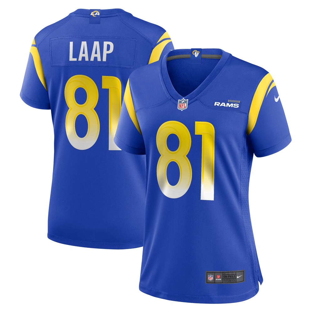 JJ Laap Los Angeles Rams Women's Game Jersey -  Royal