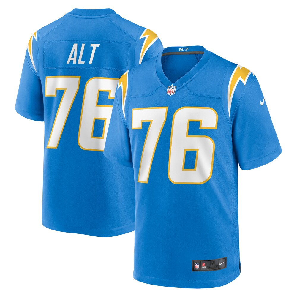 Joe Alt Los Angeles Chargers  Player Game Jersey | Powder Blue